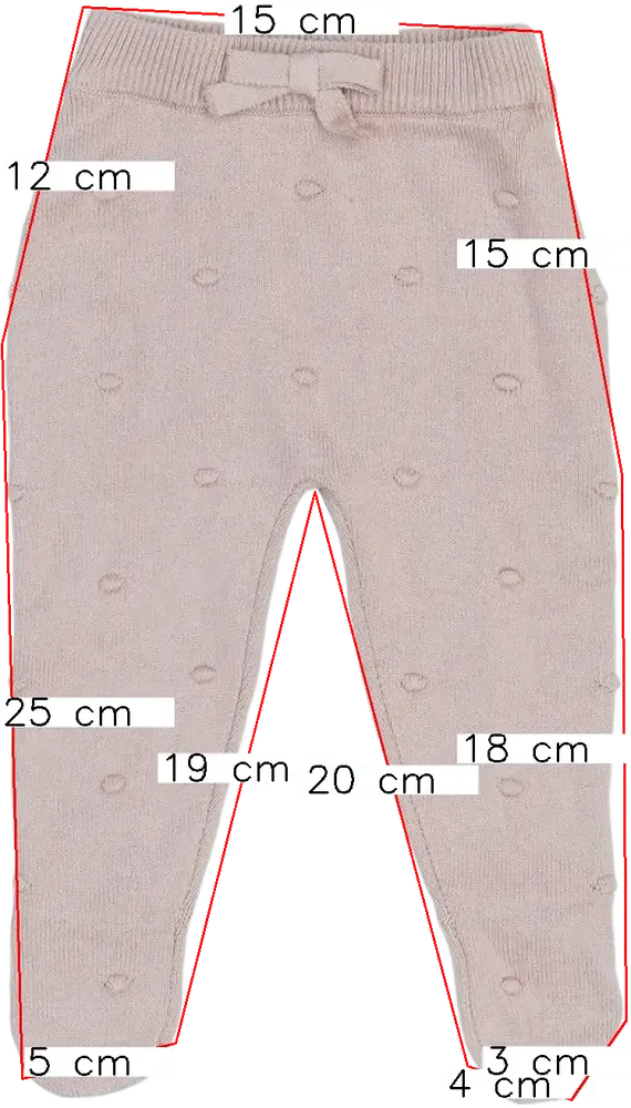 Rózsaszín George Baby nadrág EU 56 / UK Újszülött / US Újszülött