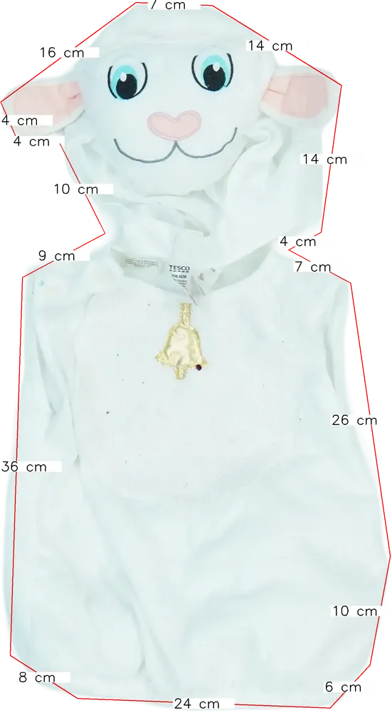 Fehér Egyéb Jelmez EU 116 / UK 6 év / US 6 év/S