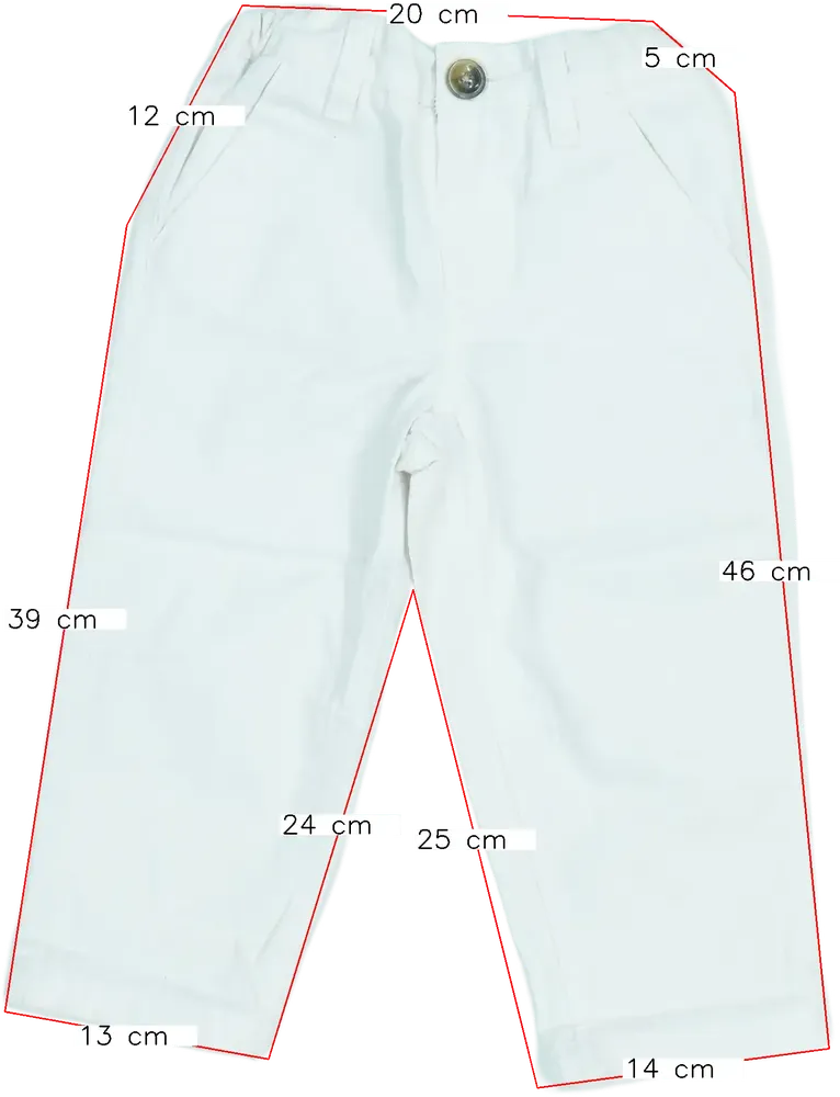 Fehér St.Bernard Hosszúnadrág EU 92 / UK 2 év / US 2T
