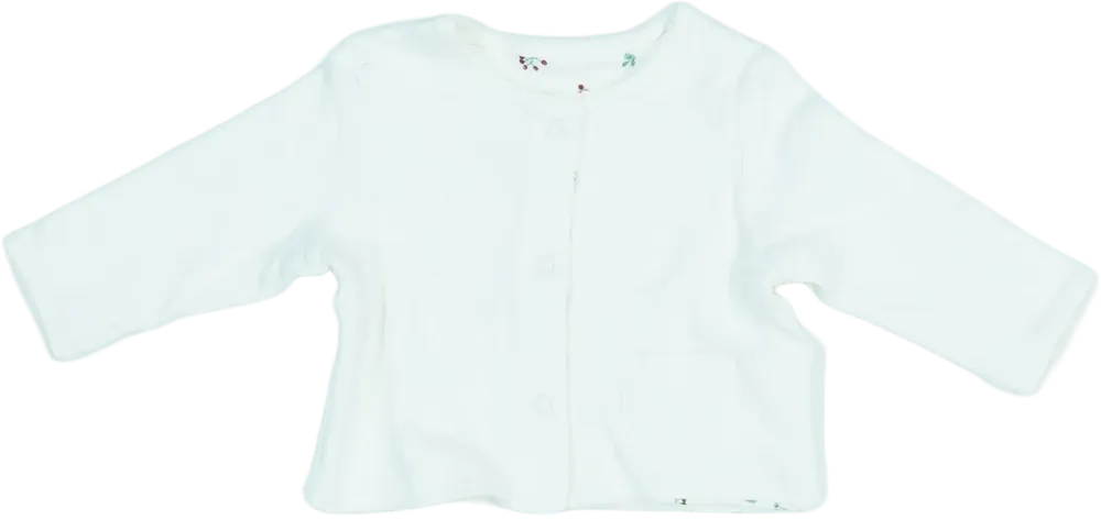 Fehér George Kardigán EU 62 / UK 0-3 hónap / US 0-3 hónap