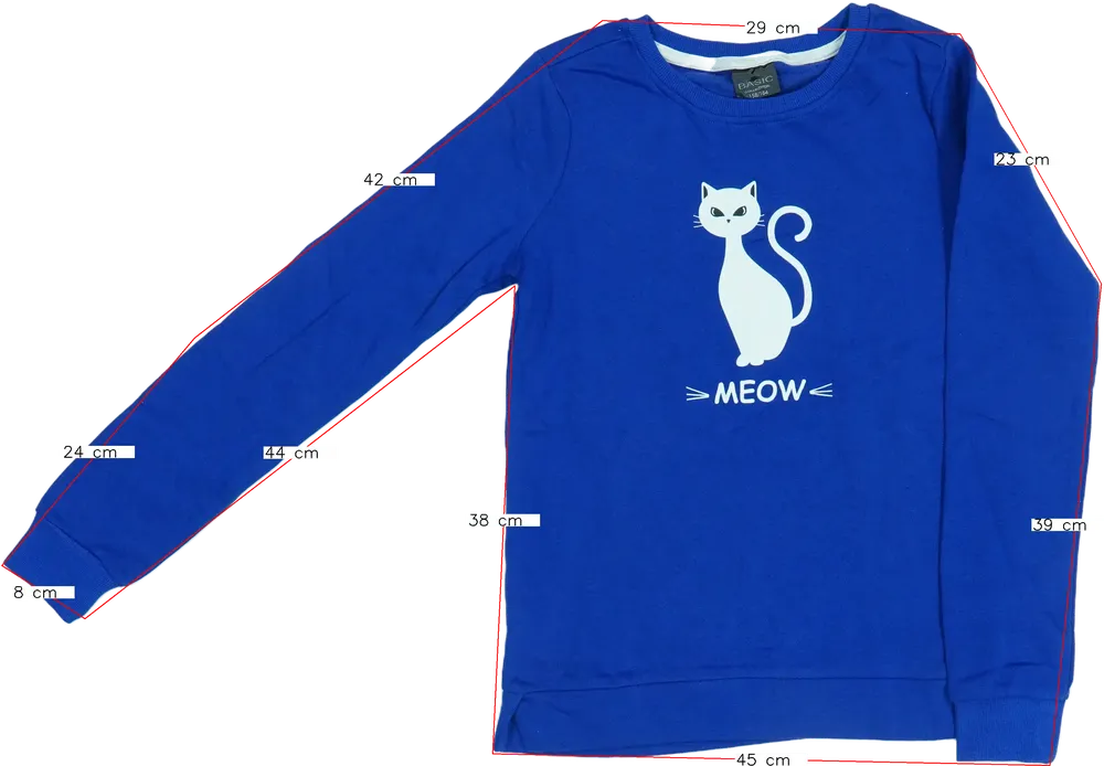 Kék Basic Collection Pulóver EU 164 / UK 14 év / US 14 év/XL