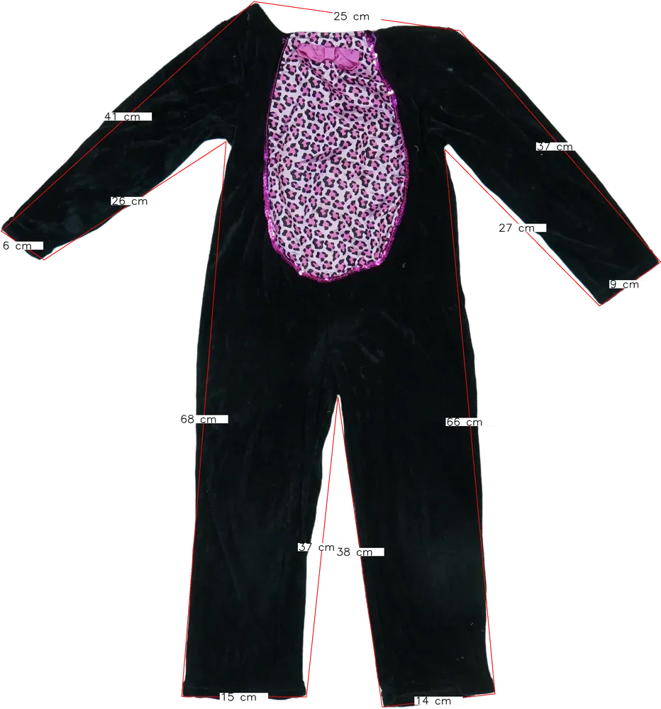 Fekete Egyéb Jelmez EU 116 / UK 6 év / US 6 év/S