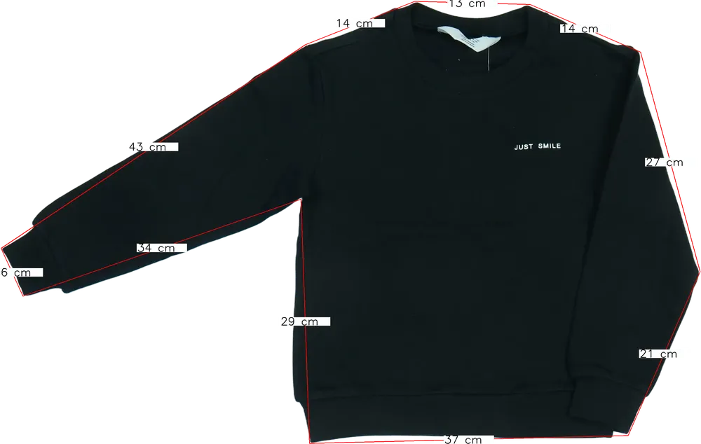 Fekete H&amp;M Pulóver EU 128 / UK 8 év / US 8 év/M