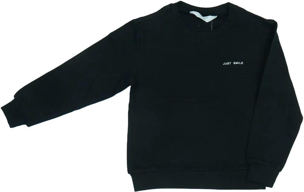 Fekete H&amp;M Pulóver EU 128 / UK 8 év / US 8 év/M