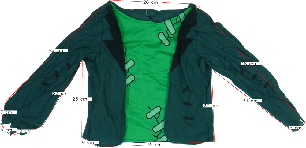 Zöld Egyéb Jelmez EU 128 / UK 8 év / US 8 év/M