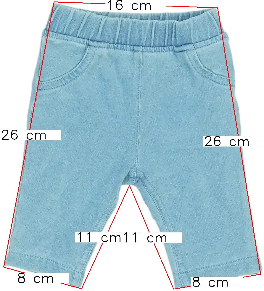 Kék George Farmernadrág EU 56 / UK Újszülött / US Újszülött