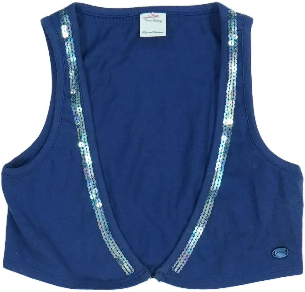 Kék S.Oliver Bolero EU 122 / UK 7 év / US 7 év/M
