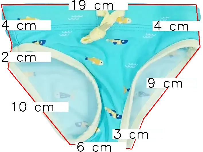 Kék Overkids Fürdőnadrág EU 62 / UK 0-3 hónap / US 0-3 hónap