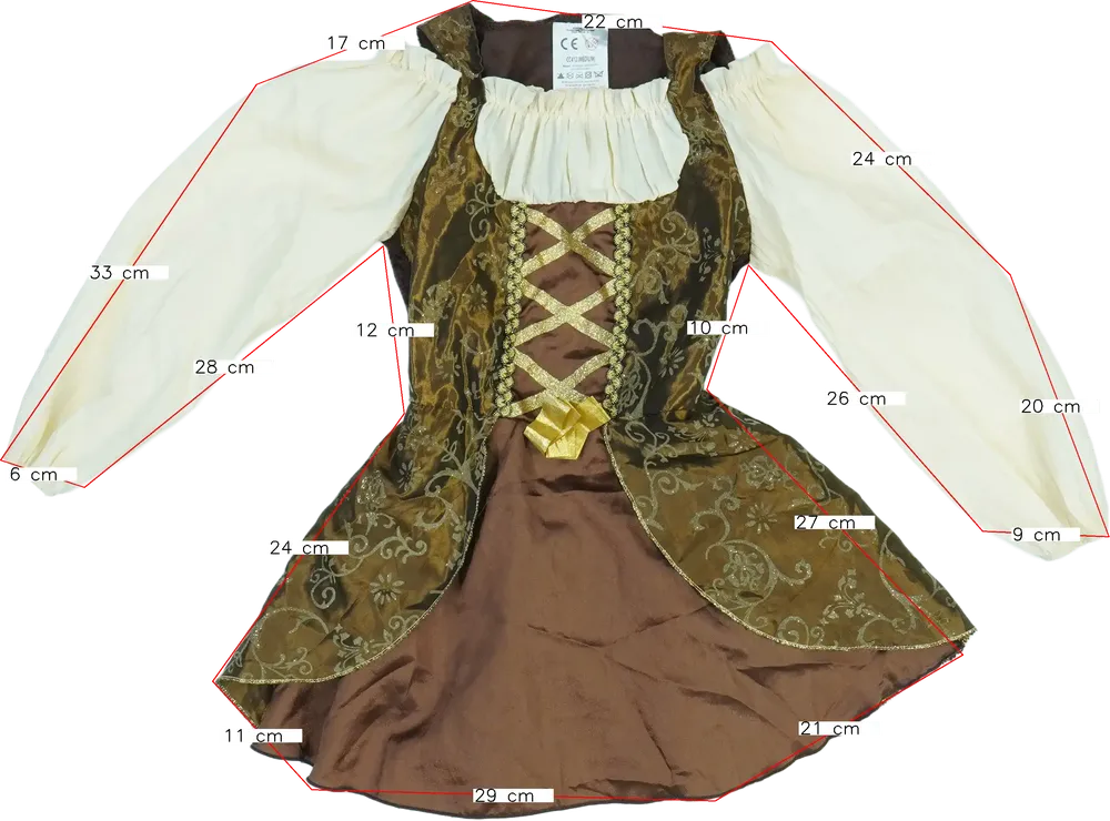 Barna Egyéb Jelmez EU 110 / UK 5 év / US 5 év/XS