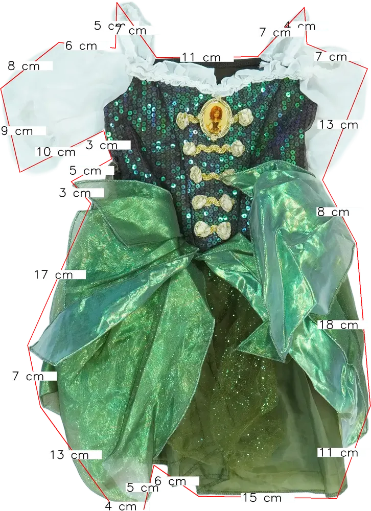 Zöld Disney Jelmez EU 98 / UK 3 év / US 3T