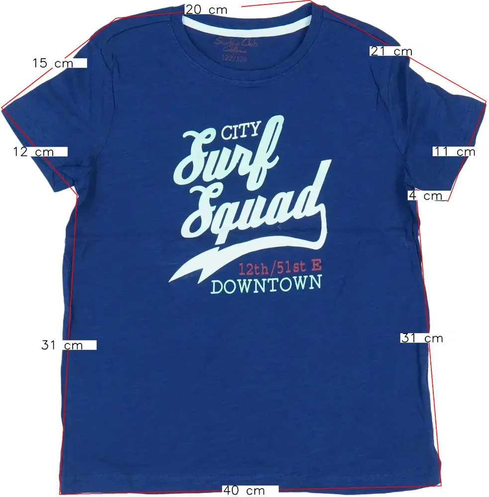 Kék PocoPiano Póló EU 128 / UK 8 év / US 8 év/M