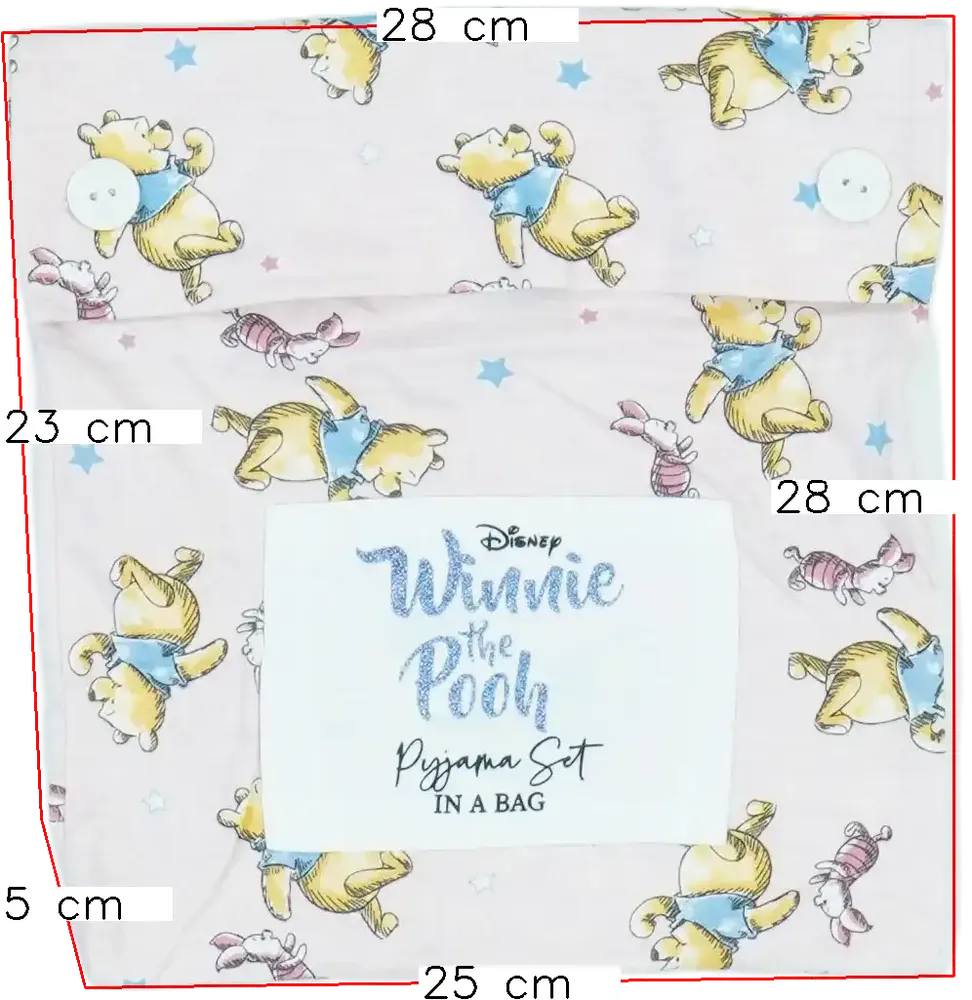 Rózsaszín Disney Ajándékzacskó Egyméret