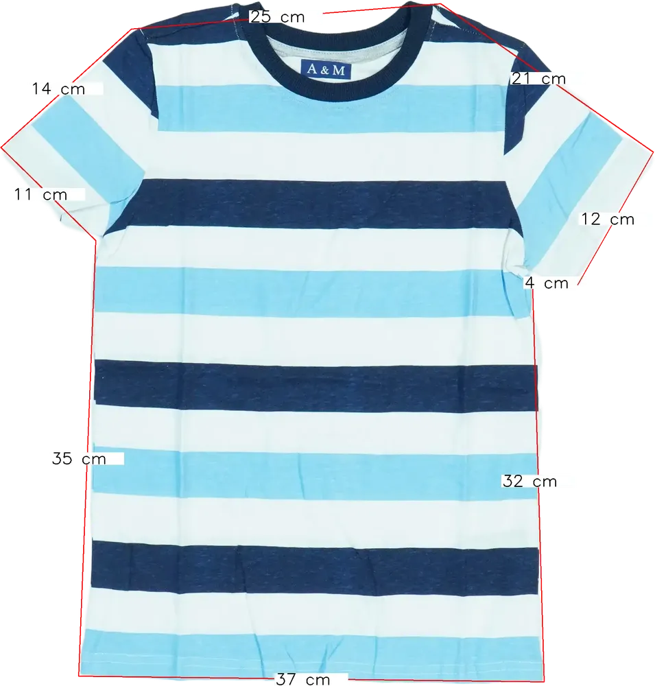 Többszínű A&amp;M Póló EU 140 / UK 10 év / US 10 év/L