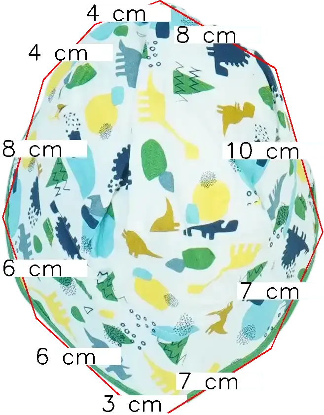 Fehér George Kalap EU 80 / UK 9-12 hónap / US 12 hónap