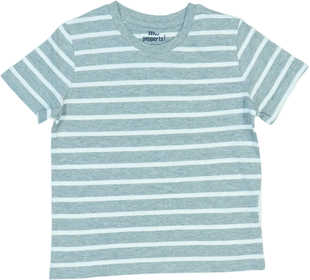 Szürke Pepperts! Póló EU 128 / UK 8 év / US 8 év/M