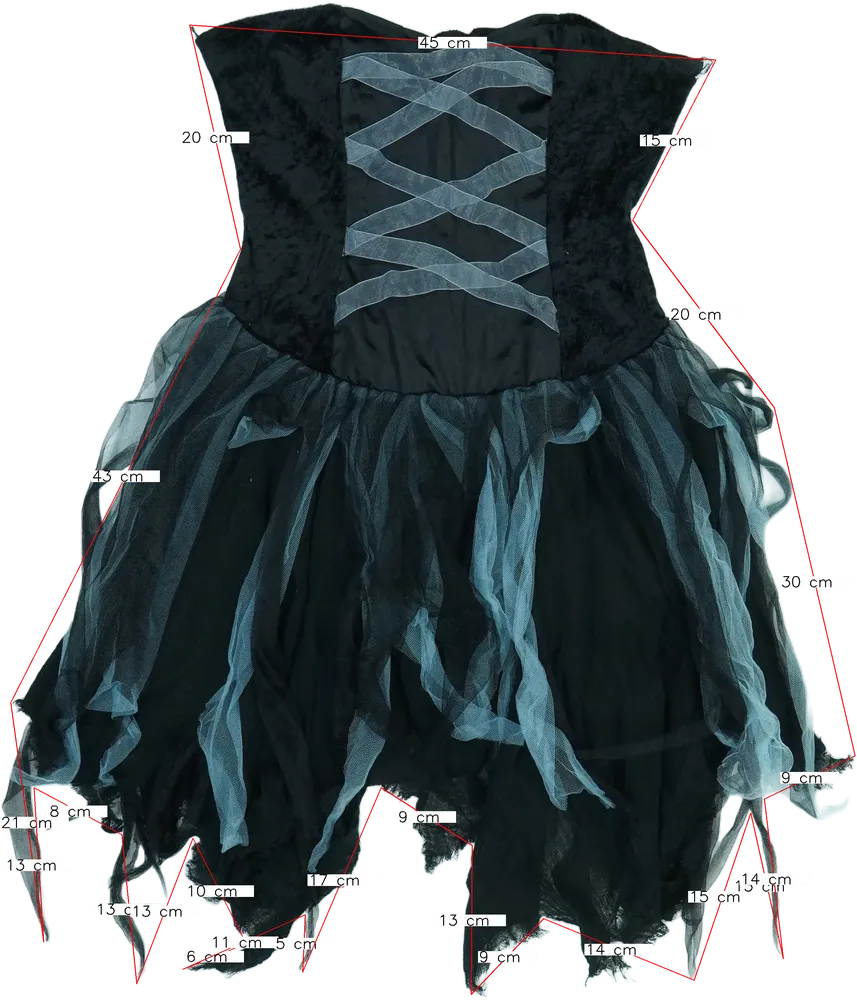 Fekete Egyéb Jelmez EU 158 / UK 13 év / US 14 év/XL