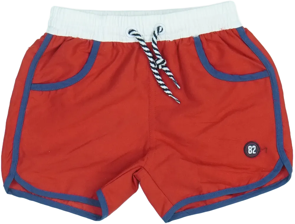 Piros Overkids Fürdőnadrág EU 104 / UK 4 év / US 4T/XS