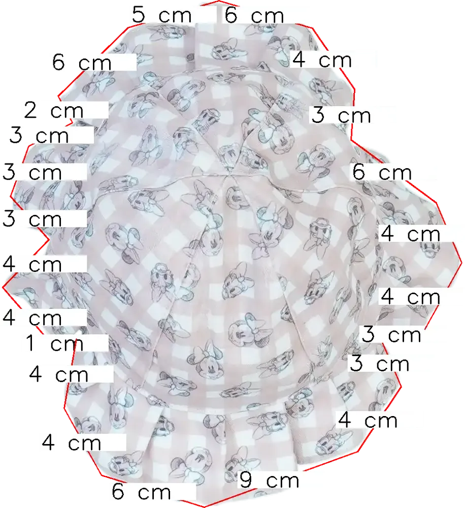 Rózsaszín Disney Kalap EU 86 / UK 12-18 hónap / US 18 hónap