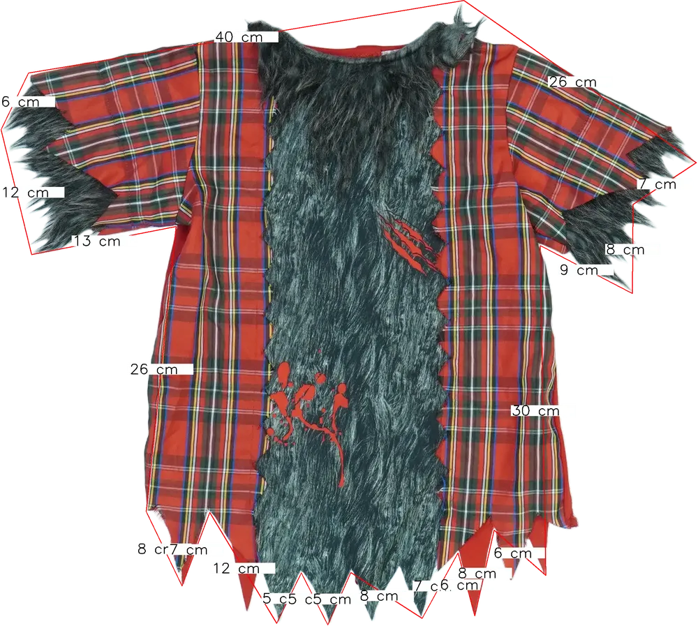 Piros Egyéb Jelmez EU 122 / UK 7 év / US 7 év/M