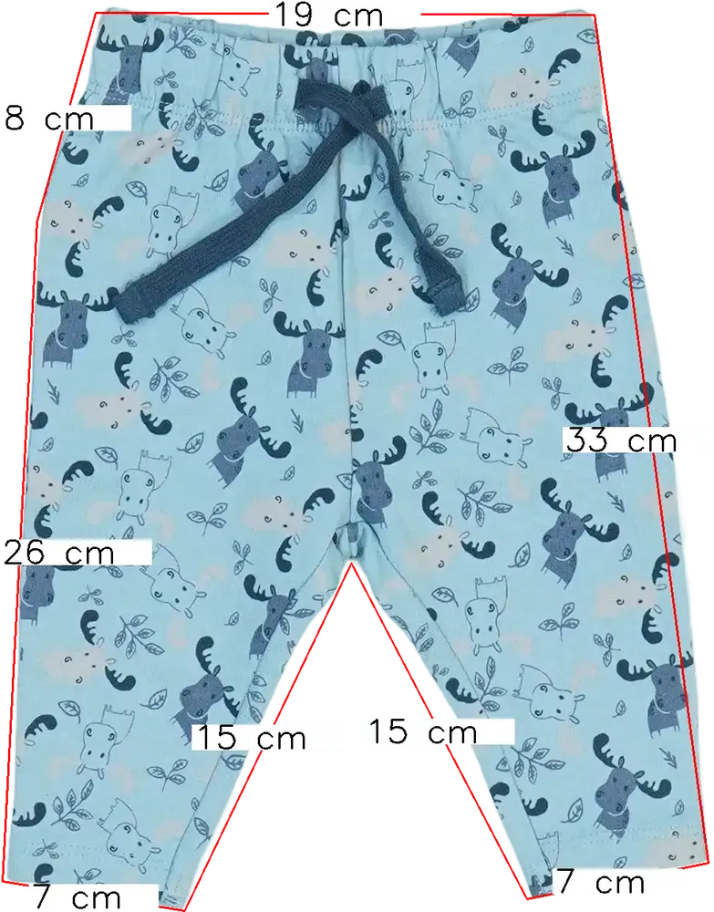 Kék Lupilu Baby nadrág EU 56 / UK Újszülött / US Újszülött