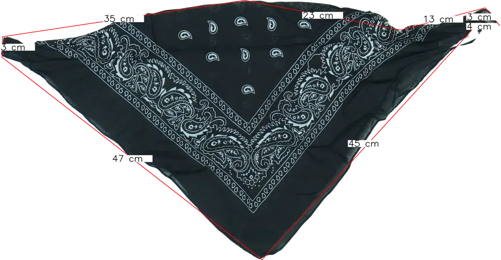 Fekete Dressy Kidz Kendő Egyméret