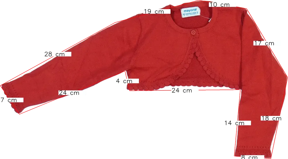 Piros Mayoral Bolero EU 98 / UK 3 év / US 3T