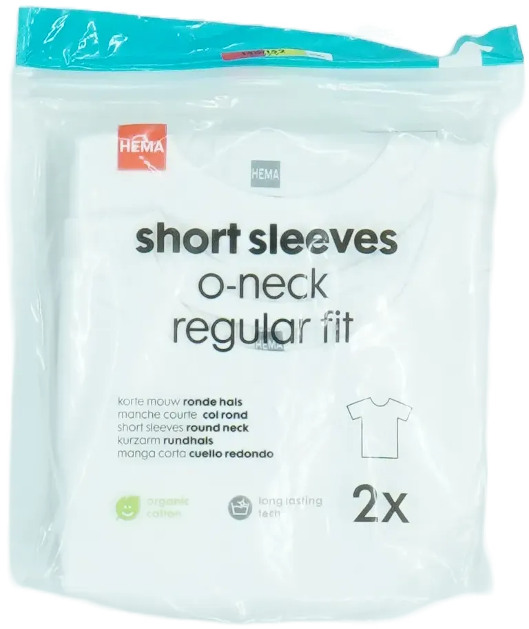 Fehér Hema Csomag - Pólók EU 152 / UK 12 év / US 12 év/L