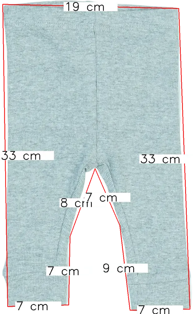 Szürke Hema Baby nadrág EU 62 / UK 0-3 hónap / US 0-3 hónap