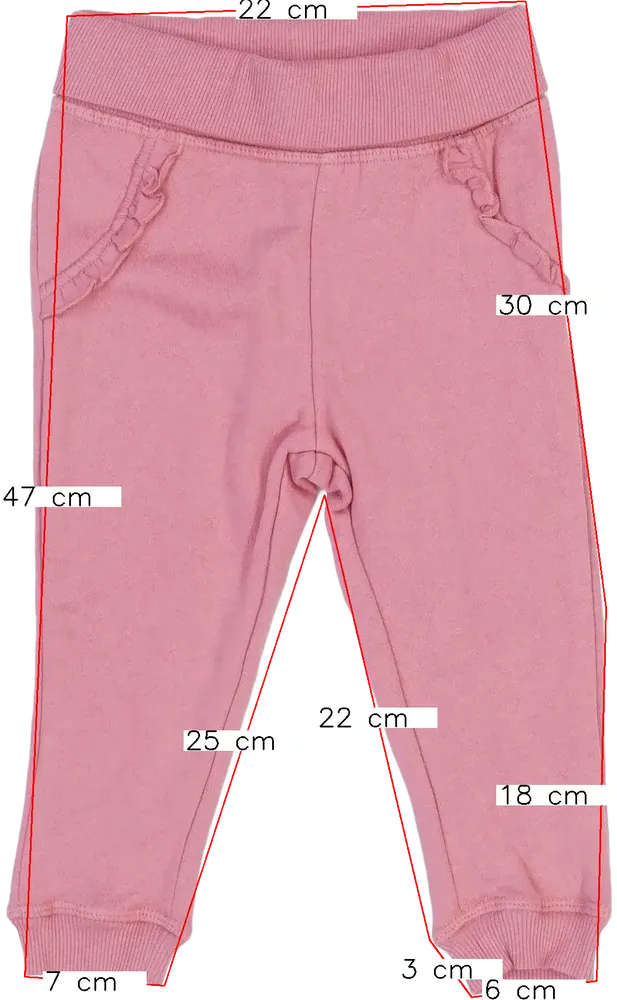 Rózsaszín Lupilu Melegítőnadrág EU 80 / UK 9-12 hónap / US 12 hónap