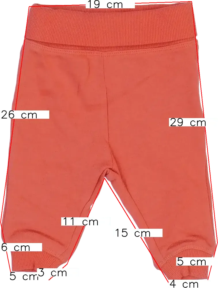 Rózsaszín Lupilu Melegítőnadrág EU 56 / UK Újszülött / US Újszülött