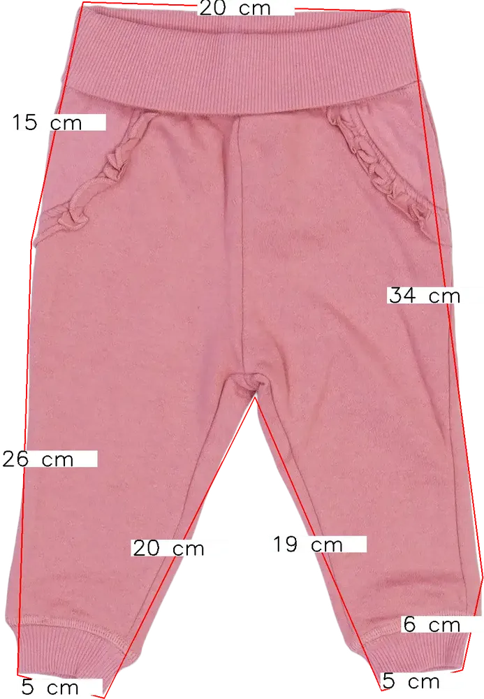 Rózsaszín Lupilu Melegítőnadrág EU 68 / UK 3-6 hónap / US 3-6 hónap