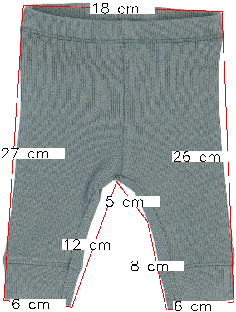 Szürke Hema Baby nadrág EU 50 / UK Újszülött / US Újszülött