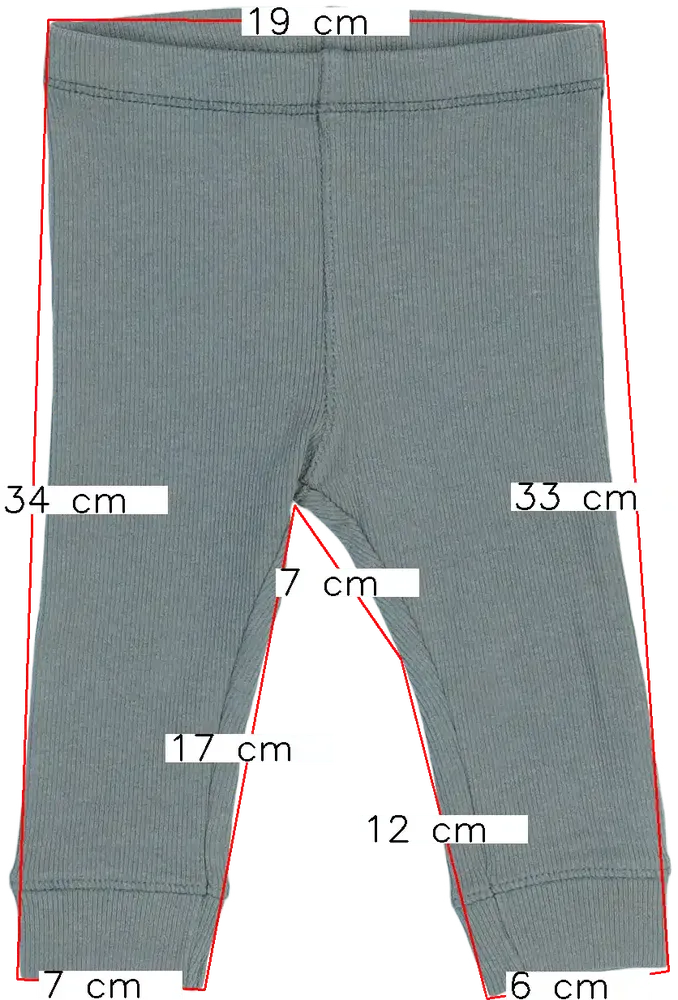 Szürke Hema Baby nadrág EU 62 / UK 0-3 hónap / US 0-3 hónap