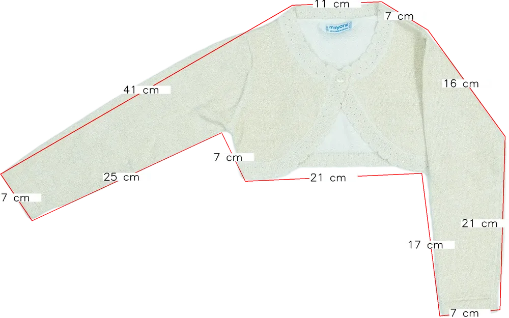 Arany Mayoral Bolero EU 98 / UK 3 év / US 3T