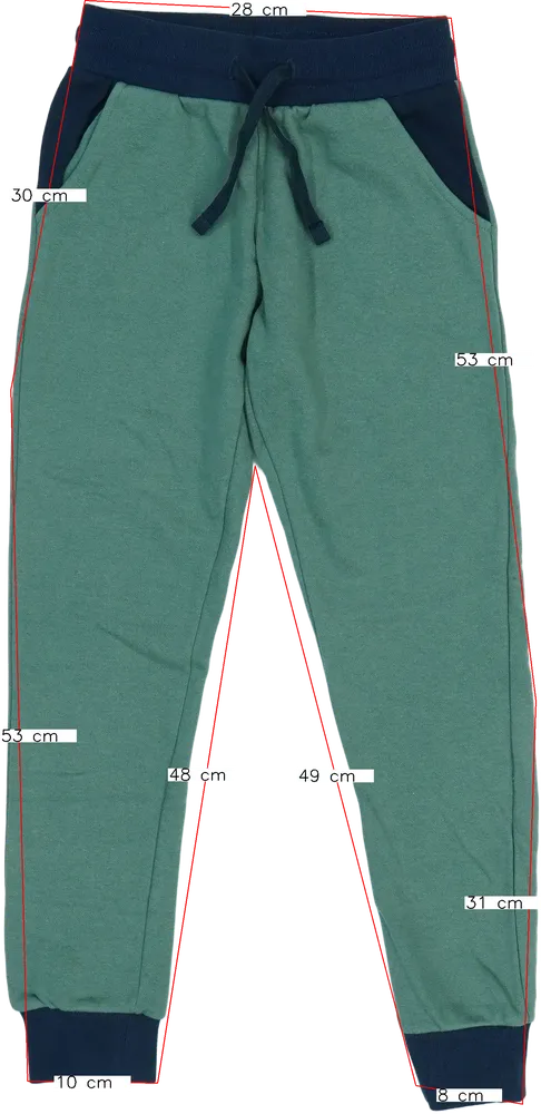 Zöld Basic Collection Melegítőnadrág EU 140 / UK 10 év / US 10 év/L