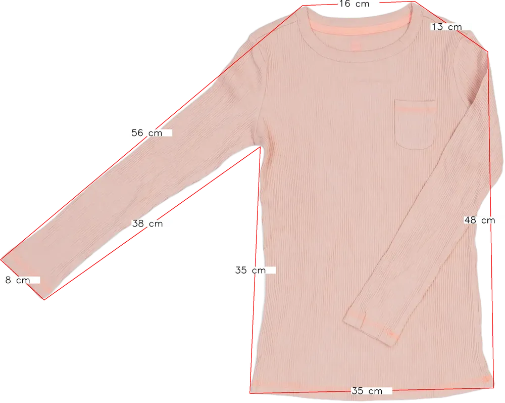 Rózsaszín Hema Pizsama felső EU 140 / UK 10 év / US 10 év/L