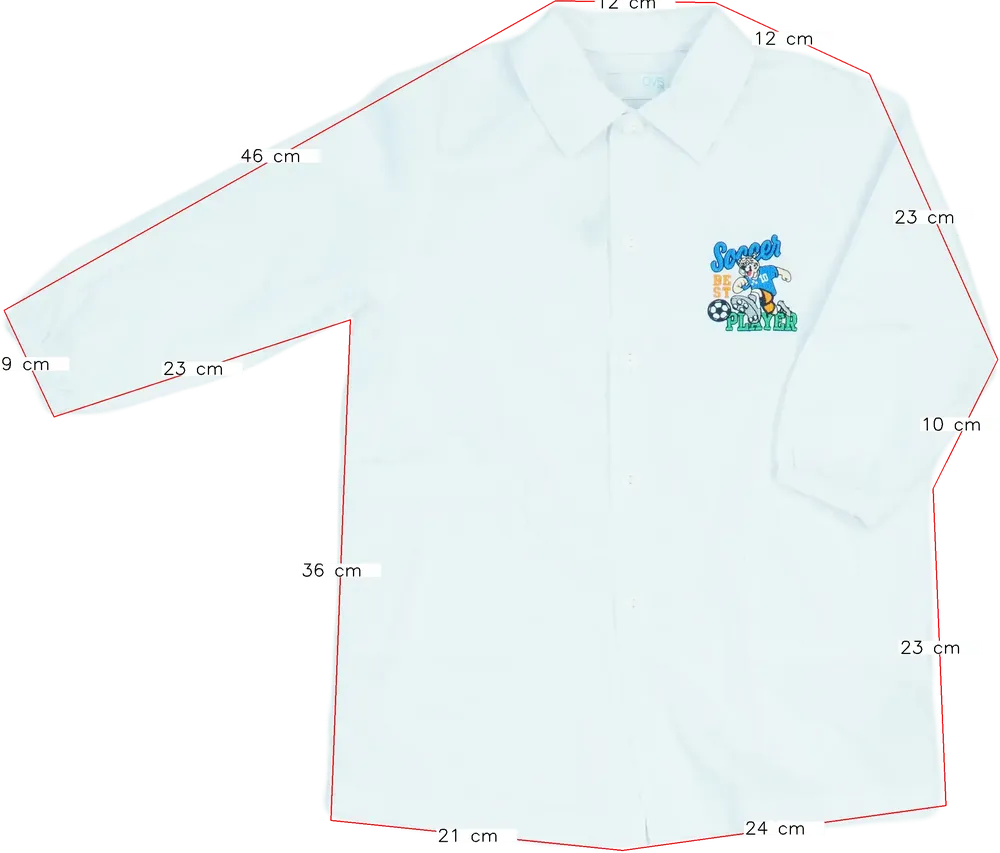 Fehér OVS Ing EU 98 / UK 3 év / US 3T