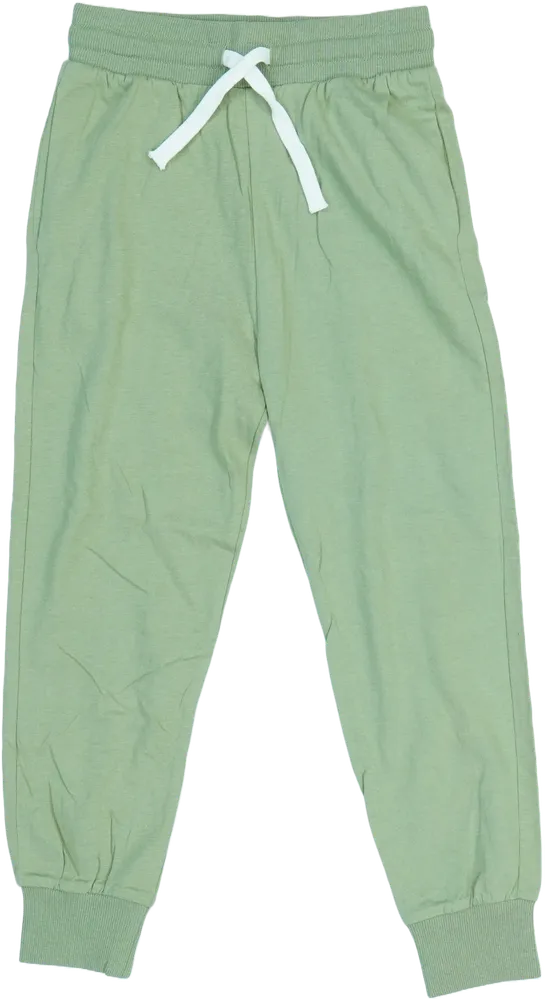 Zöld H&amp;M Melegítőnadrág EU 128 / UK 8 év / US 8 év/M