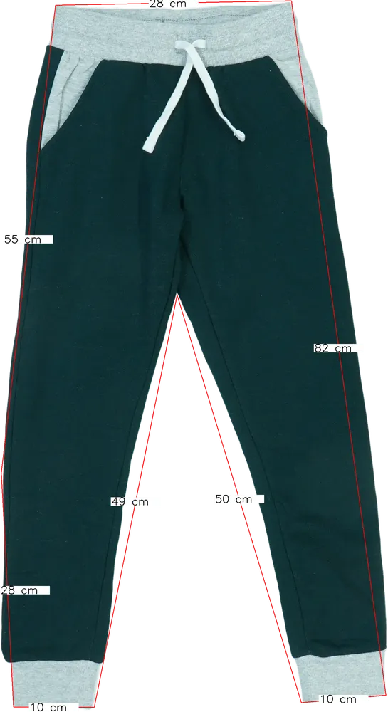 Zöld Basic Collection Melegítőnadrág EU 140 / UK 10 év / US 10 év/L