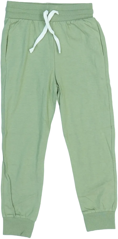 Zöld H&amp;M Melegítőnadrág EU 122 / UK 7 év / US 7 év/M