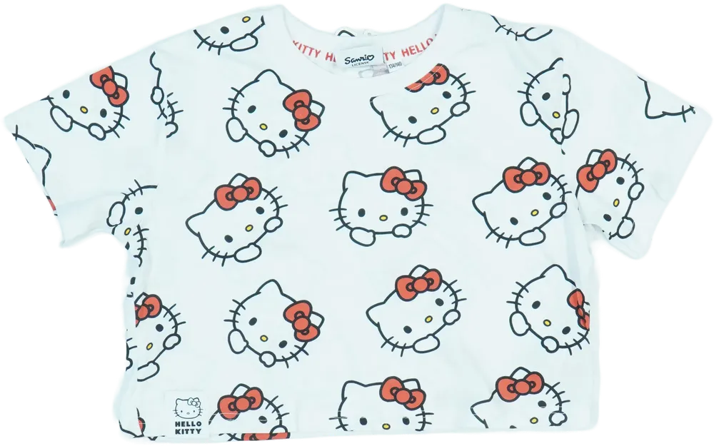 Fehér Hello Kitty Póló EU 140 / UK 10 év / US 10 év/L