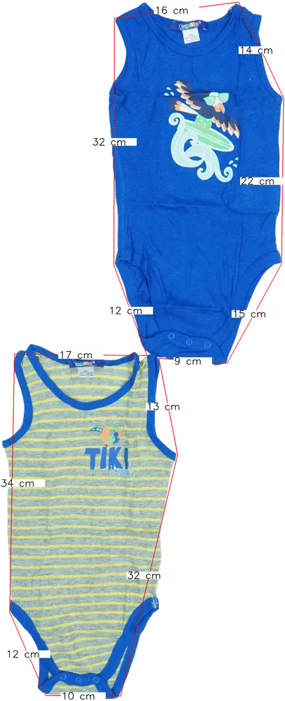 Többszínű Lupilu Csomag - Body EU 92 / UK 2 év / US 2T