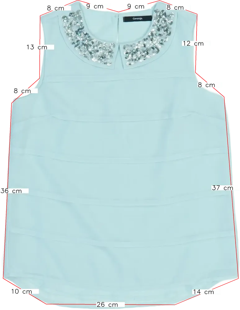 Zöld George Blúz EU 158 / UK 13 év / US 14 év/XL