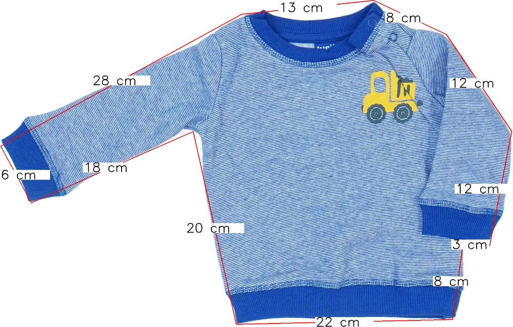 Kék Lupilu Pulóver EU 68 / UK 3-6 hónap / US 3-6 hónap