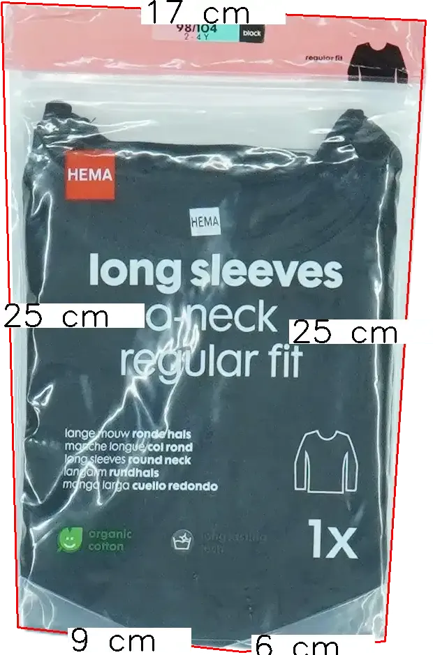 Fekete Hema Hosszú ujjú felső EU 104 / UK 4 év / US 4T/XS