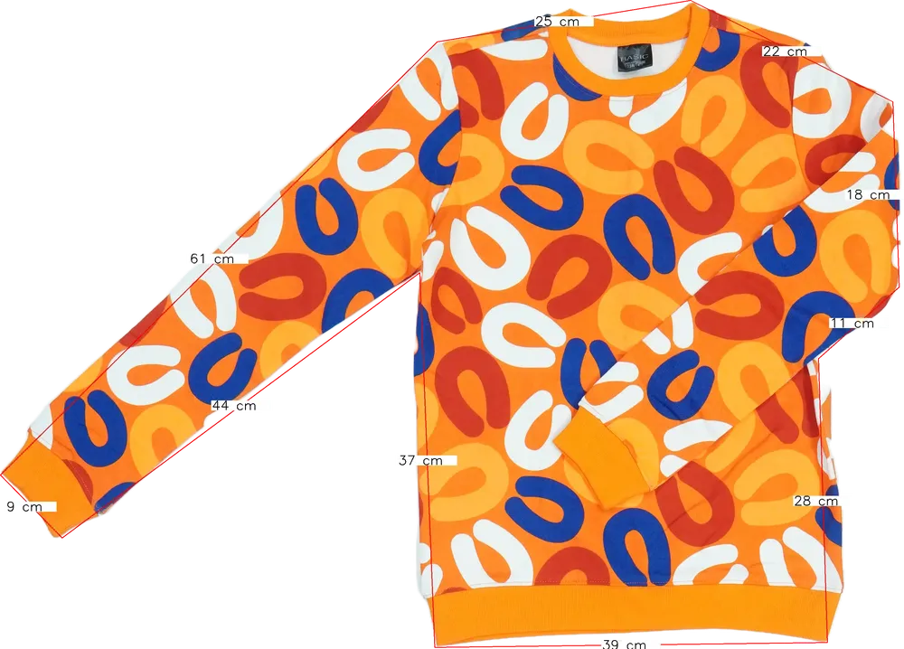 Yellow (Orange) Basic Collection Pullover EU 164 / UK 14 years / US 14 years/XL