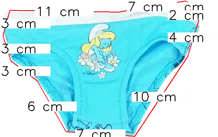Kék Disney Bikini alsó EU 74 / UK 6-9 hónap / US 6-9 hónap
