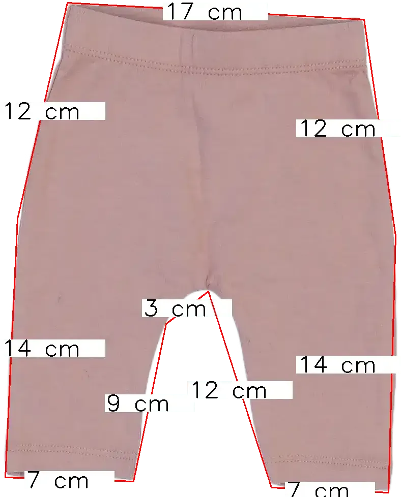 Rózsaszín George Baby nadrág EU 50 / UK Újszülött / US Újszülött