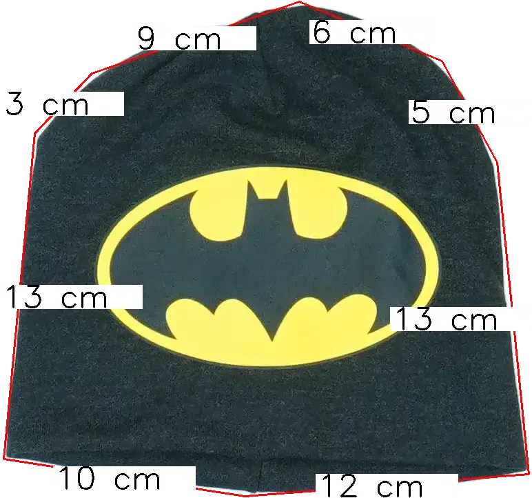 Szürke Batman Sapka EU 104 / UK 4 év / US 4T/XS