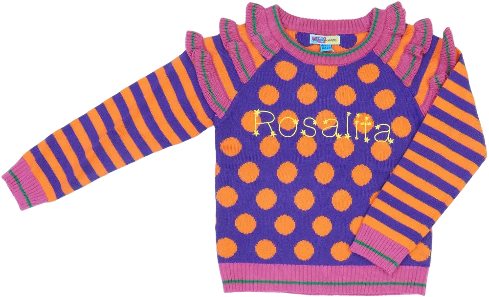 Többszínű Rosalita Kötött pulcsi EU 104 / UK 4 év / US 4T/XS